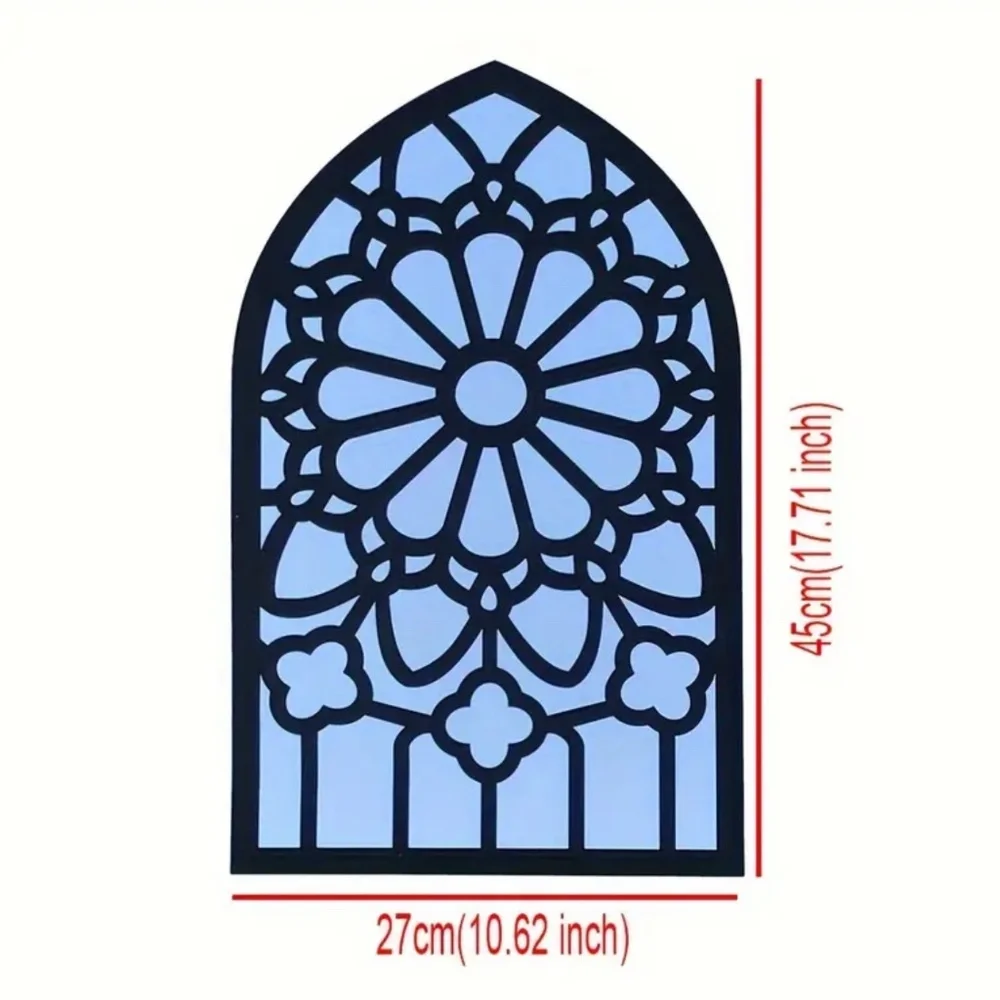 NEW! Cathedral Style Wall Hanging Mirror with Pie Slices!
